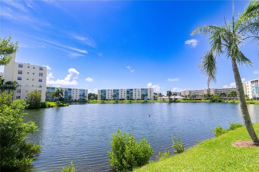 STUNNING WATER VIEWS FROM THIS BEAUTIFUL 2 BEDROOM 2 BATHROOM CONDO LOCATED IN THE DESIRABLE COMMUNITY OF MEADOWBROOK LAKES IN THE HEART OF DANIA BEACH. RELAX OVERLOOKING THE TRANQUIL WATER VIEWS. LOCATION ON THE 4TH FLOOR, CORNER UNIT. THIS SPACIOUS UNIT HAS LOTS OF STORAGE CLOSETS. IMPACT WINDOWS & SLIDER DOORS. UNIT IS BEING SOLD FURNISHED. NEW A/C UNIT (2023). TANKLESS WATER HEATER. TILE THROUGHOUT. THIS COMMUNITY IS AN ACTIVE ADULT COMMUNITY & OFFERS MANY ACTIVITIES. AMENITIES INCLUDE: POOL, CLUBHOUSE, SHUFFLEBOARD, COMMON LAUNDRY & SO MUCH MORE. AMAZING LOCATION JUST EAST OF US-1 & JUST MINUTES TO THE BEACH! CONVENIENTLY LOCATED NEAR BEACHES, PARKS, AIRPORT, RESTAURANTS, SHOPPING, DANIA BEACH CASINO, ETC. ALL CLOSE BY. THIS CONDO IS GREAT FOR ALL YEAR LIVING OR 2ND HOME. A MUST SEE!