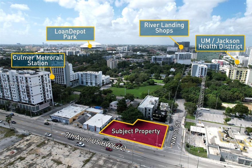 16,950 SQFT of Land for Lease, suitable for various uses, including, but not limited to, a Farmer's Market, Events Parking, Food Truck, etc., $6.00 PSF. Great location, easily accessible with 150 FT frontage on NW 7 AVE. Minutes from Wynwood, The Health District, Downtown, and Miami's commuter rail system, Tri-Rail.