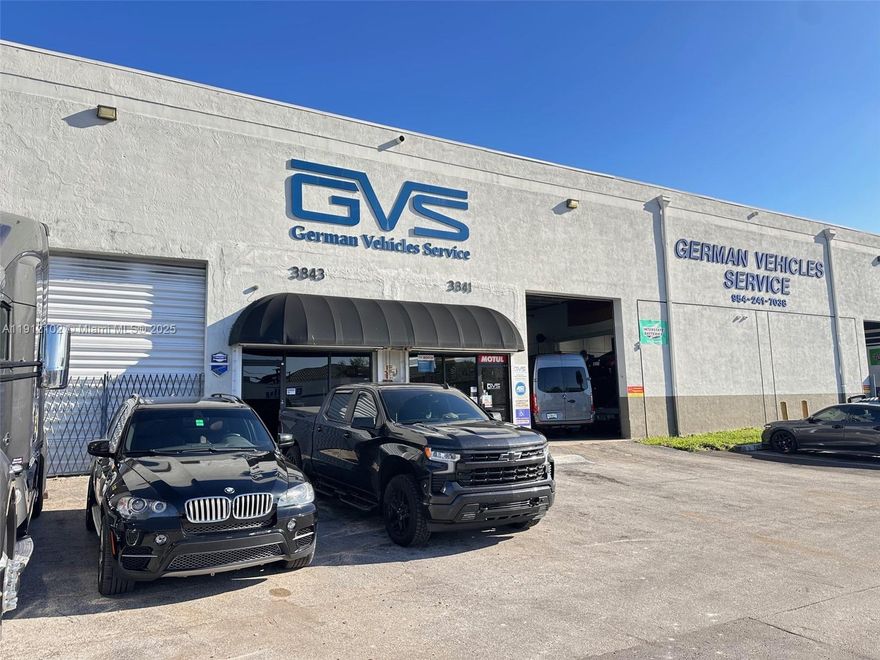 Established German Auto Repair Shop Near I-95 — 20 Years in Business. Located in the heart of South Florida’s busiest automotive corridor, this full-service mechanic shop has been successfully operating for over two decades. The shop specializes in German vehicles. 8,200 sq. ft. of workspace with 7 lifts and 26 parking spaces. Favorable lease for a long-term tenant. Staff of 9 full-time technicians and support personnel. Turnkey operation with trained staff and established clientele. Excellent online reviews and steady year-round business. Ideal for an experienced mechanic or investor looking for a profitable and stable business with growth potential.