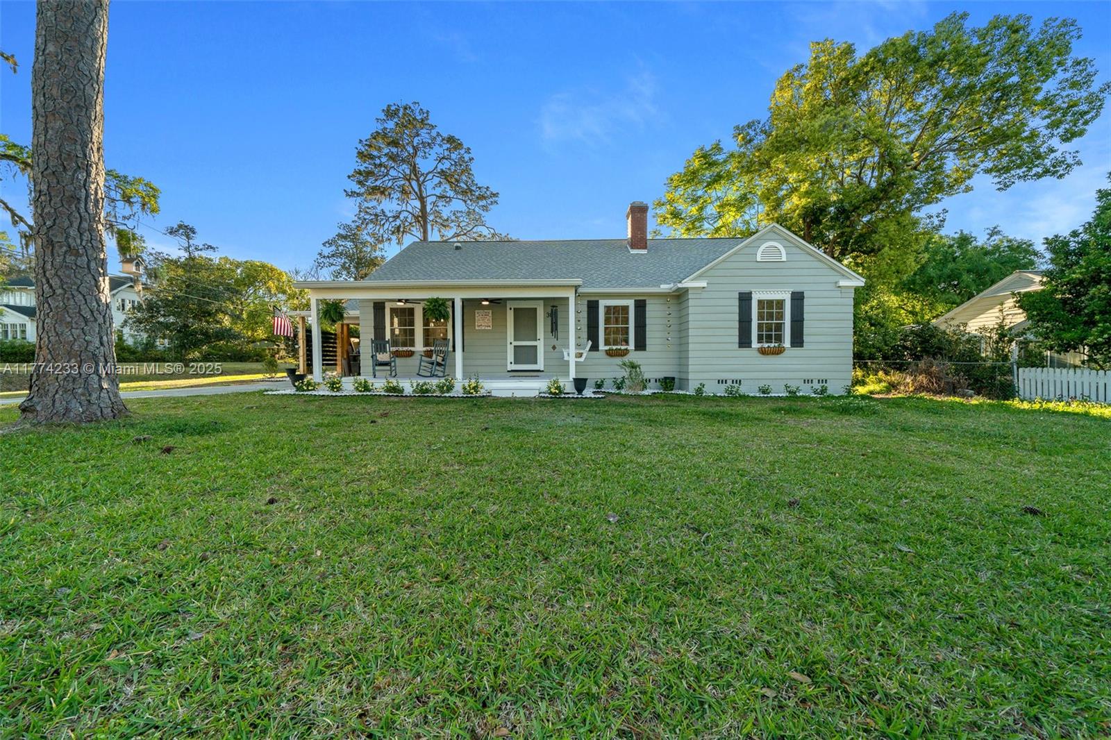 Charming 1940s Home in the Heart of Ocala
Beautifully remodeled 1940s home blending classic charm with modern comfort. Just two blocks from Tuscawilla and close to downtown Ocala.
Restored with 2024 electrical, 2024 plumbing, 2024 HVAC, and 2024 roof. Original hardwood floors, windows, and doors preserve its character. Bright living room, vintage-style dining area, and completely renovated 2024 kitchen with custom cabinetry and stainless steel appliances.
Spacious bedrooms, brand new 2024 updated bathrooms, and a landscaped yard perfect for relaxation. Don’t miss this historic gem—schedule your showing today!