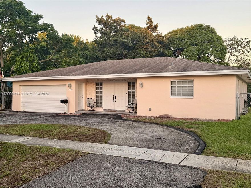 Welcome to this beautiful 3-bedroom, 3-bath home featuring a circular driveway and a fenced backyard overlooking canal. Inside, you’ll find tile flooring throughout the main living areas and laminate flooring in all bedrooms for easy maintenance and a modern look. The Florida room offers additional living space — perfect for a home office, playroom, or even converting into a fourth bedroom. Conveniently located just 1.2 miles from the Turnpike entrance, this home offers both comfort and accessibility for commuters.
