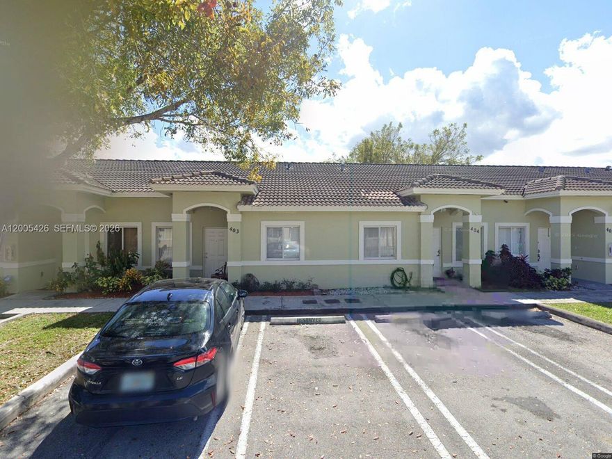 Welcome to this charming 2-bedroom, 2-bathroom villa located at 13264 Old Biscayne Dr #403 in Homestead, FL 33032. Priced at $237,500, this inviting home offers a perfect blend of comfort, convenience, and value.

Step inside to find a well-designed layout with spacious living areas, ideal for both relaxing and entertaining. The property features two generously sized bedrooms and two full bathrooms, providing both comfort and privacy.

One of the standout features of this villa is the lovely private yard—perfect for enjoying outdoor living, gardening, or hosting gatherings.

Conveniently located just minutes from Walmart, Publix, and a variety of shopping centers, you’ll have easy access to everyday essentials, dining, and entertainment.

Whether you’re a first-time homebuyer, downsizing, or looking for a smart investment opportunity, this property is a fantastic choice in a desirable Homestead location.

Don’t miss out—schedule your showing today