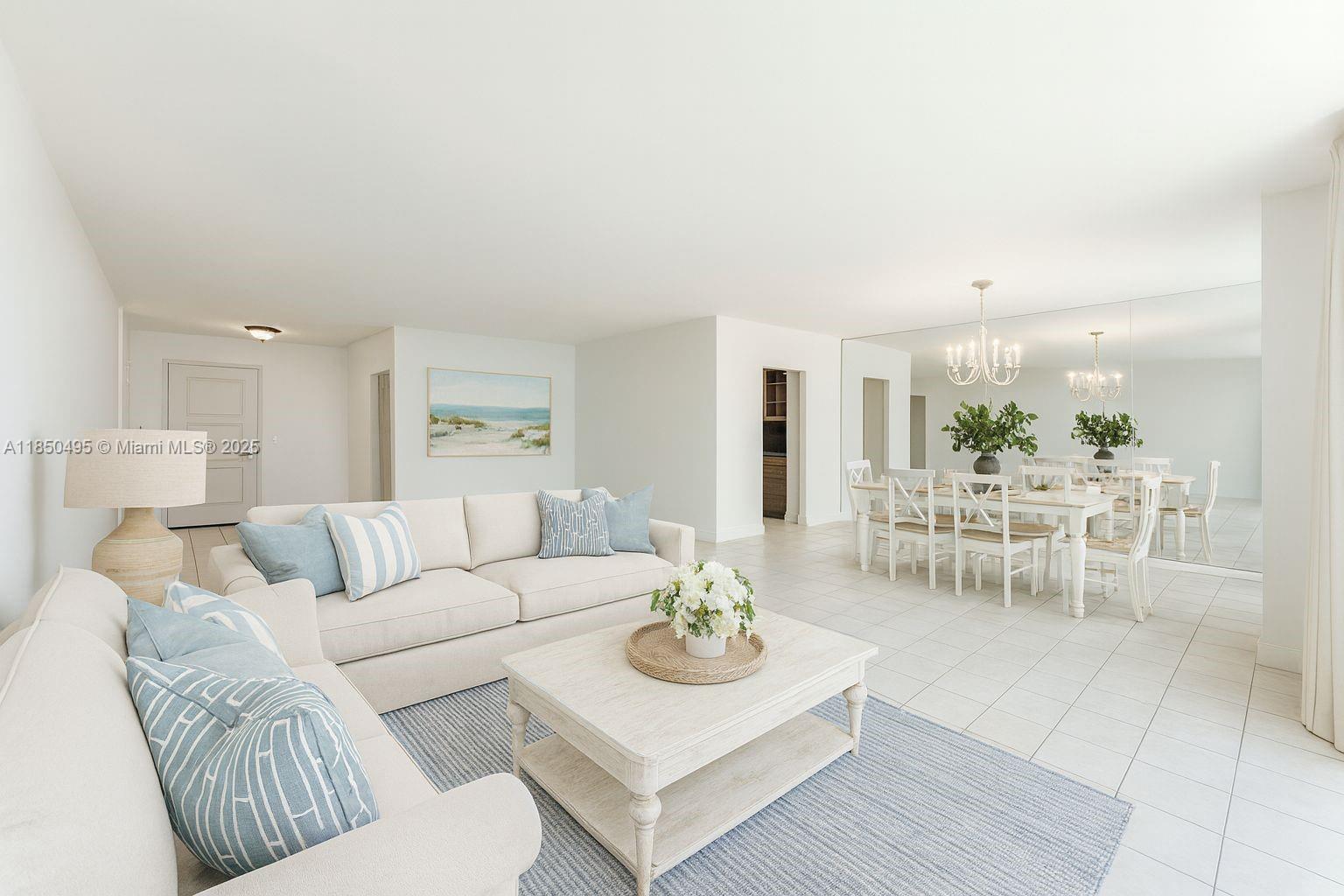 Enjoy direct beach access and gorgeous ocean views from your private balcony in this 2 bed 2 bath residence at the Balmoral. Well-maintained, freshly painted and move-in ready. Ideally located across from Bal Harbour Shops, this condo offers a spacious and bright layout with tile floors, open living/dining, a kitchen with ample storage, and an in-unit washer and dryer. The primary suite offers dual walk-in closets and an en-suite bath with double vanities and a shower/tub. The guest bedroom includes a generous closet with a full bath across the hall. Additional highlights include beautifully renovated hallways, resort-style amenities and a cabana available for separate purchase, along with all the comforts of Bal Harbour living. Pool Cabana available separately for $450,000.