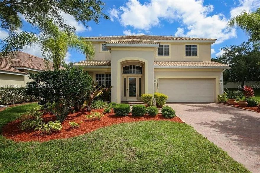 Beautiful and spacious home on an oversided 0.34- acre lot, designed for comfort and elegant living. The first floor features stunning marble floors, multiple living areas, and a warm, inviting kitchen with corian countertops. Upstairs offers privacy and comfort with cozy carpeting, while the luxurious master suite includes a relaxing sitting area. A perfect blend of space, style, and tranquility-ideal for making lasting memories