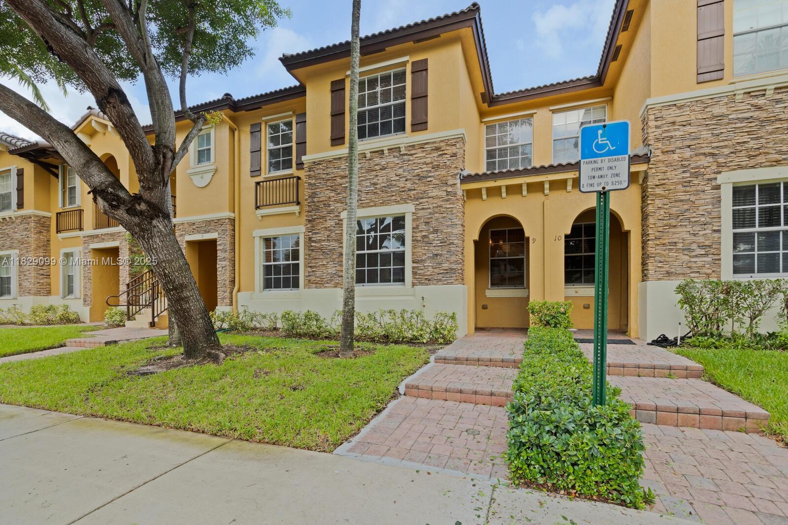 For sale in The Shore, well maintained, spacious, three bedroom, two and half bath townhome. Tile floors throughout first floor and wood laminate upstairs in big bedrooms. Large kitchen overlooks living area. Porch area has pavers for your easy maintenance and great look. Beautiful clubhouse with pool and fitness area. Gated and secured. Cutler Bay is going through major upgrades and development, this is an opportunity to get in to a wonderful community. Call or text agent for showing instructions.