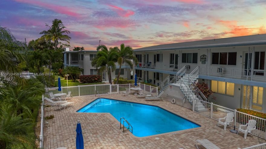 Discover this beautiful apartment, a true gem just two minutes from the beach! This home features polished terrazzo flooring that adds a unique, sophisticated touch.

It offers a spacious bedroom, a remodeled kitchen designed to maximize space, and a modern bathroom with high-quality finishes.

The property includes two minisplits, one in the living room and another in the bedroom, ensuring comfort year-round.

The condominium features low-rise, beautifully maintained buildings, a spectacular pool, pristine common areas, and private parking for owners, plus visitor spaces.

Located in Pompano Beach, this apartment combines ocean proximity with a well-managed, tranquil neighborhood. Don’t miss this opportunity—schedule your visit today!