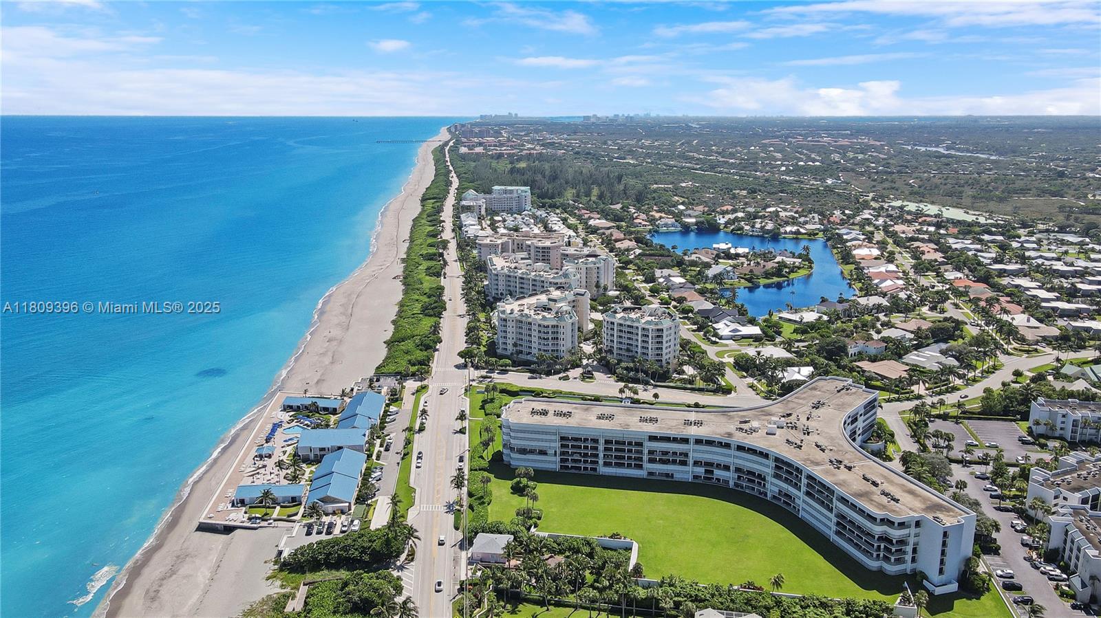 Enjoy DIRECT OCEAN VIEWS from this immaculate 2BR/2BA condo just steps from Jupiter Beach. Located on the 5th floor, it features an oversized balcony accessible from every room, eat-in kitchen w/custom cabs, pantries, & formal dining area with dry bar. Both Bedrooms have walk-in closets. Hurricane shutters, in-unit laundry, & under-building garage parking. Oceancrest offers a newly renovated lobby, enclosed hallways, & updated corridors. Amenities include: heated pool, hot tub, sauna, gym, social room, hobby/workshop room, bike/kayak storage, vehicle wash area, and manned security. Move in or customize—this rare oceanfront opportunity won’t last! PBI airport & Brightline train station are minutes away, also conveniently situated close to beaches, restaurants, shopping, golf & so much more!