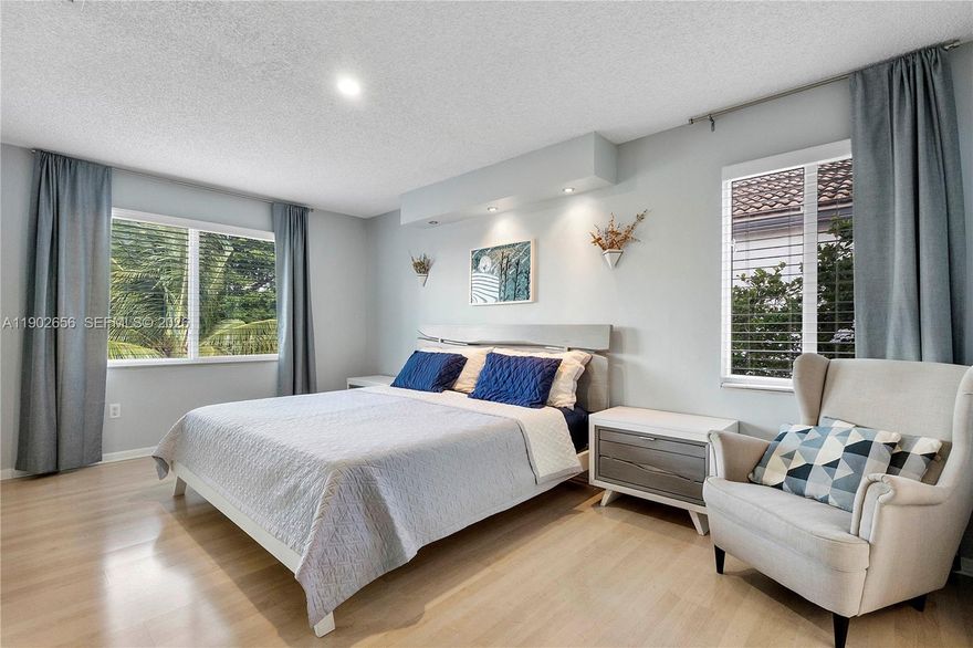 Beautifully turnkey 3-bed/2½-bath home featuring newly installed impact window/patio doors. Lots of natural light, open floor plan, updated kitchen, neutral finishes and a move-in-ready presentation.  Stainless steal appliances, well maintained lake front lawn, open patio, and recent exterior painted.  Low HOA fees and No HOA approval required! All year round heated community pool. Located in the sought-after West Glen neighborhood of Coral Springs. just minutes to shopping, schools, parks and major roads. Schedule an appointment Today!