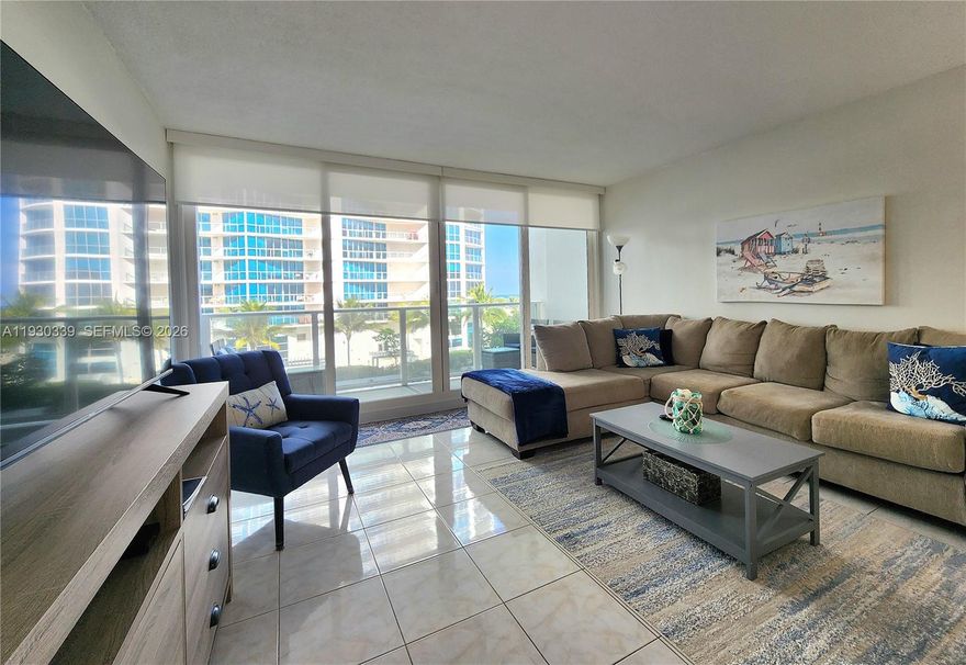 A FANTASTIC OPPORTUNITY TO OWN A BEACHFRONT RESIDENCE, FLEXIBLE RENTAL POLICY 12X/YEAR ~ 30 DAYS MINIMUM, IN UNIT WASHER/DRYER.  New Hurricane Windows & Sliding Glass Doors, New Balcony w Glass Railings, Tastefully Decorated & Perfectly Maintained Property- Buy with Confidence.  ~  Alexander Towers Is Perfectly Located On Hollywood Beach In between Fort Lauderdale and Miami Beach.  The Community Has Private Beach Access, Beach & Pool Attendant, 24/7 Valet and Front Desk Concierge ~ Monthly Maintenance: $1,308/mo, NEGOTIABLE: Assessment $526.32/mo, Approx 13 More Years.
