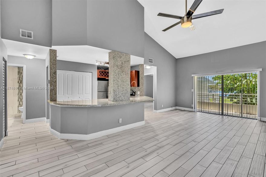 Fully Renovated 2 bed/2 bath at the gated community of Summer Lake.  Washer/Dryer inside, stainless steel appliances, granite counters, tile floors, modern ceiling fans, and a spacious walk-in closet. Community amenities include a pool, Jacuzzis, gym, dog-friendly walking paths. Conveniently located just off I-95 near Commercial Blvd, with quick access to Las Olas, downtown Fort Lauderdale, Wilton Manors, and the beach. Pets welcome. Water, sewer, and trash included. Only 24 hour association approval - Move in immediately!!