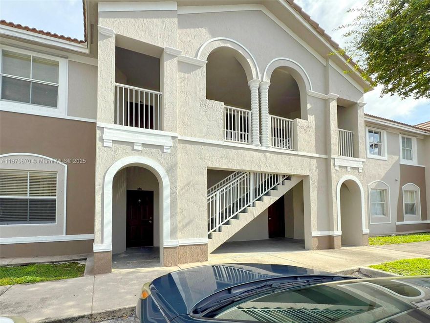 Spacious 3-bedroom, 2-bath condo located in the gated community of Keys Cove in Homestead. This bright and open unit offers 1,182 sq.ft of living space on one floor, featuring a comfortable split layout with a large primary suite, walk-in closet, and private bathroom. The kitchen connects seamlessly to the dining and living areas, perfect for family gatherings. Built in 2005, the condo is part of a well-maintained community with 24/7 security, pool, clubhouse, and landscaped common areas. Conveniently located near shopping centers, schools, highways, and just minutes from the Florida Keys. Ideal for homeowners or investors looking for steady rental income.