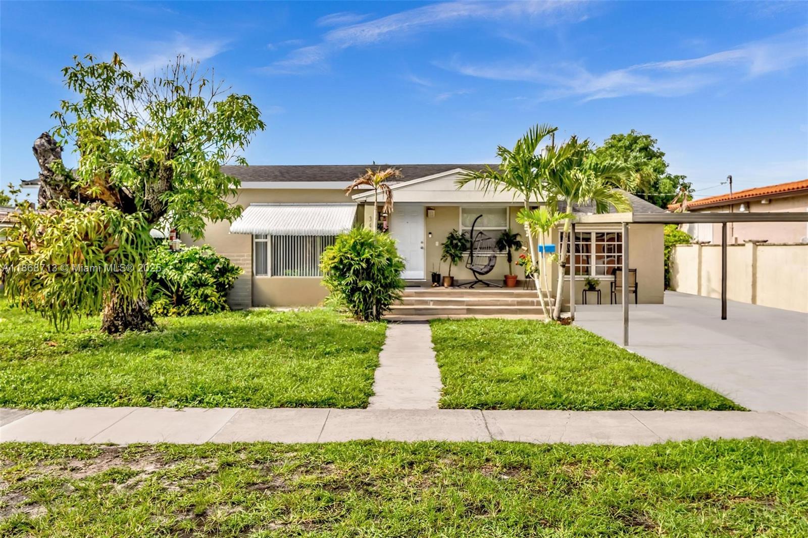 SPECTACULAR 5 BEDROOM HOME IN THE DYNAMIC CITY OF HIALEAH. THIS PROPERTY HAS MUCH SPACE FOR THE ENTIRE FAMILY. VERY NICE AND SPACIOUS KITCHEN TO COOK FOR THE WHOLE FAMILY. ALSO ENJOY A HUGE FAMILY FLORIDA ROOM FOR THE BEST FAMILY TIME OR FOR ENTERTAINING WITH FAMILY AND FRIENDS.
SELLER WILLING TO CONTRIBUTE TO BUY DOWN THE INTEREST FOR A FAMILY TO ENJOY THE HOME AND ENJOY MORE AFFORDABILITY. COME OVER AND VISIT!!