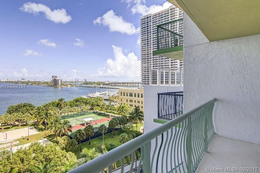 TWO WEEKS FREE IF MOVE IN BY 9/17  Located directly in front of the sprawling waterfront Margaret Pace Park, the Bay Parc Plaza community offers superb location within walking distance to many downtown area attractions, plus it's own superb luxury amenities. Unit 16A is a northeast corner unit with direct bay views, but also faces construction to the north. The unit features wood floors, granite counter top in the kitchen and vanity in bathroom, and stainless steel appliances. Move-in for 1 month+$750 deposit. Parking $95/month extra