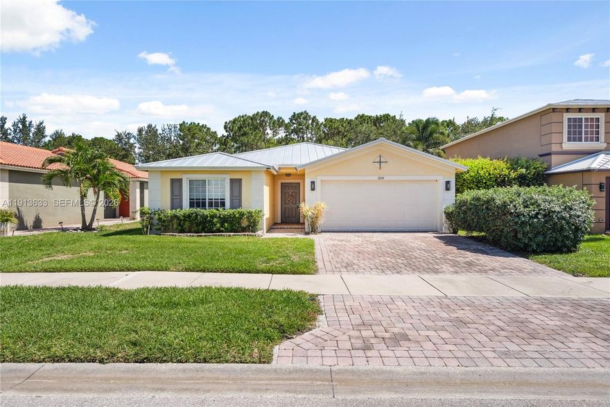 Discover this beautiful 3-bedroom, 2-bath home located in the prestigious gated community of Newport Isles in Port St. Lucie. This residence offers an elegant and functional layout, designed for comfort and style. The owners recently installed a brand-new fence to clearly define the property lines, providing enhanced privacy and convenience. Enjoy 24-hour security and a top-tier HOA offering exceptional amenities, including two resort-style swimming pools, a fully equipped gym, playgrounds, and scenic walking trails throughout the community. Experience the perfect blend of lifestyle, comfort, and value in one of the most desirable neighborhoods in the area. we offer 5k in closing fee if the offer is Full price