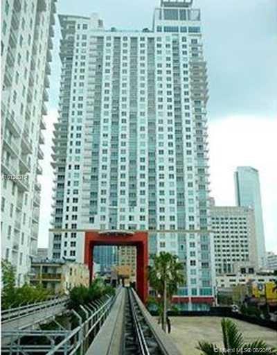 Wonderful opportunity at the Loft. I bedroom/1bath with open concept. Italian design cabinetry, stainless steel appliances, high ceilings, and it has washer & dryer in the unit. The best part is it location close to Bayside, A A arena Colleges and the metro,
