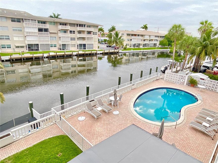 Wonderful condo unit just one mile from the beach. Nice and bright 1 bedroom / 1 bathroom apartment in the waterfront building on Golden Isles in Hallandale Beach - intercostal water ways. Building is well maintained  has security camaras.  Offers a BBQ area , nice pool , free washer and dryer . Perfect opportunity to live in a magnificent location, minutes away from shops, dining, grocery stores, Aventura mall, Gulfstream casino, and more.  For you primary, second or vacation Home. Boat Dock space is  available for rent.  Easy to show, and seller is Motivated.