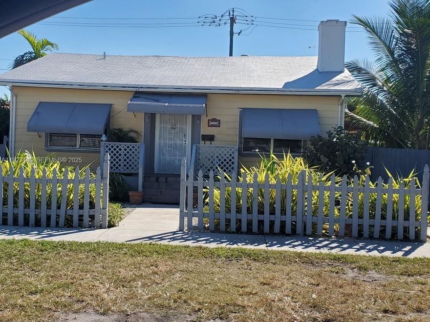 Opportunity knocks!!!  Calling all Investors.  Great opportunity in highly desirable area.  Remodel or build new.
This charming home offers room for creativity. Plumbing lines replaced 2-3 years ago. Efficiency. Outside structure permitted. Roof re-coated 4-5 years ago.  Location is prime - 1 block off of Bird Road with easy access to Palmetto Expressway, Coral Gables, South Miami.