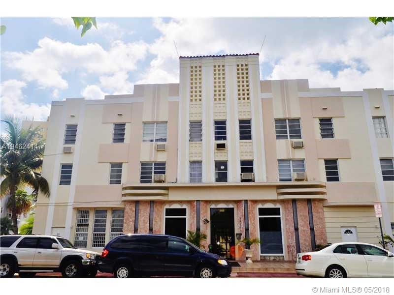 Charming studio in the heart of Miami Beach. The studio is completely renovated with beautiful floors, new kitchen, & bathroom. The unit comes fully furnished and includes everything from linens to kitchenware. Rent includes water, electricity, basic cable, and internet. Only a block away from the sand and a few minutes from Lincoln Road. There is a washer/dryer on every floor. Email broker for showing instructions