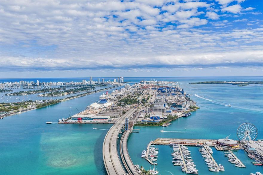 High-floor, fully furnished studio at The Elser Hotel & Residences showcasing panoramic skyline and Biscayne Bay views. Sleek open layout with wood-look porcelain flooring, floor-to-ceiling glass, and a private balcony. Turnkey and rental-ready with daily rentals permitted and no minimum lease—ideal for income-producing ownership or flexible luxury living. Full-service condo-hotel offering a 24/7 front desk, resort-style amenities, and a prime Downtown Miami location near Miami Worldcenter, dining, and entertainment.