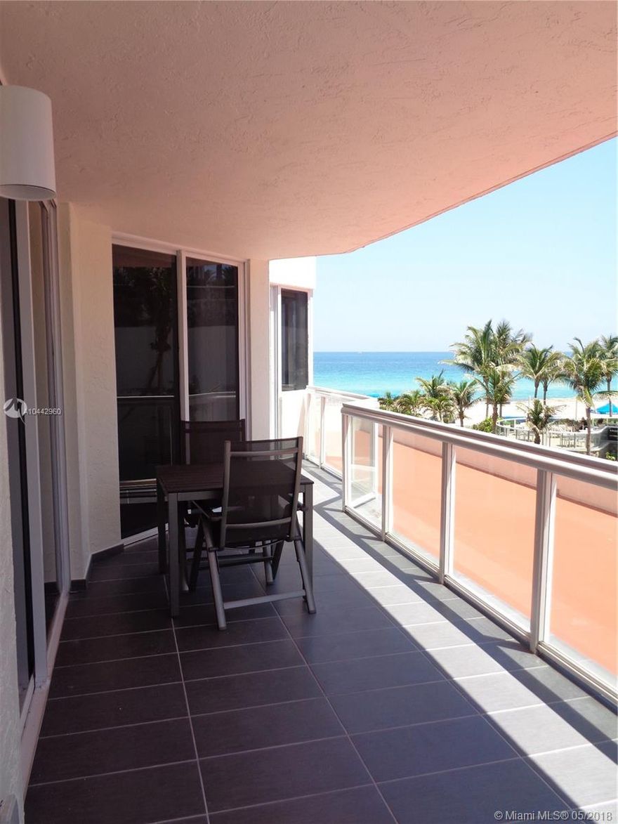 Wonderful apartment with an incredible view of the ocean. Wake up to tranquility... Ocean front building, Security , Private terrace, Gym, Billiards, Large Balcony in unit. Washer Dryer in unit, Lot of storage, Covered PArking,Heated pool, FULLY FURNISHED UNIT, Just bring your clothing... Jacuzzi , Guest parking. Beautiful unit Bring your pickiest clients they will be happy.Annual or shorter term considered.