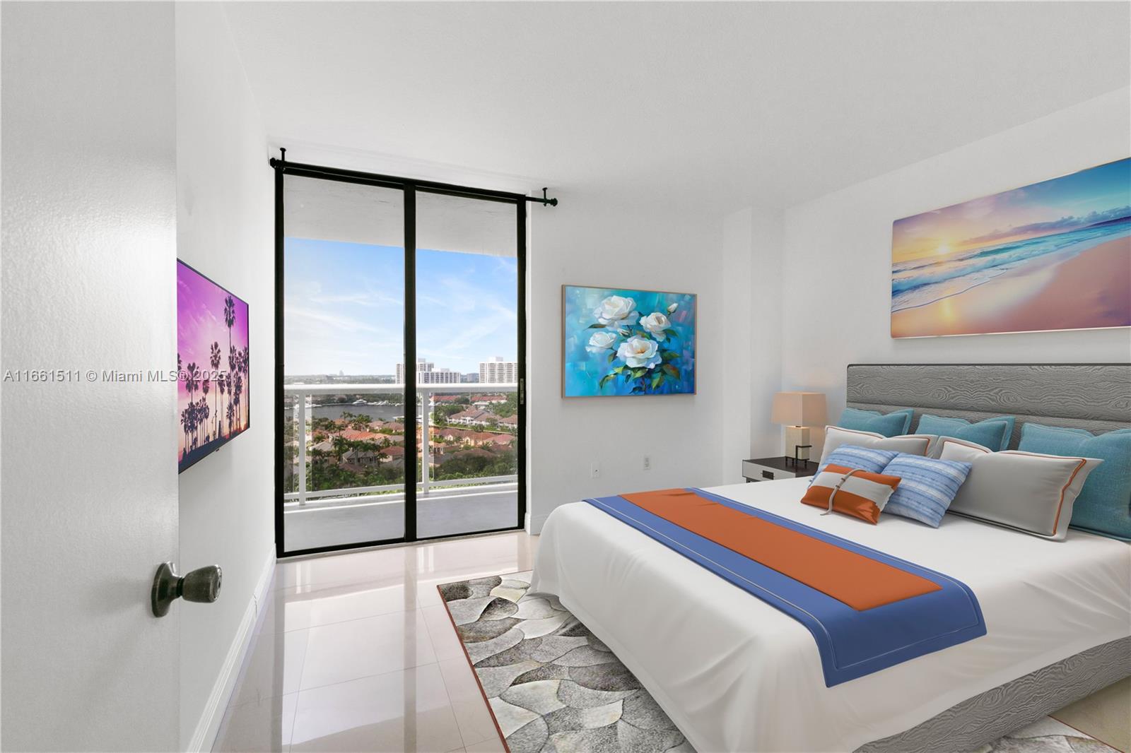 Price improvement:
2bd/2ba condo in the heart
of Aventura!
With a fully renovated kitchen,
updated baths, sleek tile flooring
throughout, and a split floor plan
this condo offers a modern
and fresh feel.
Step out onto the large terrace
and take in the view –
the perfect spot to enjoy
your morning coffee or relax
after a long day.
The Waterview Condo offers
excellent amenities and is located
in vibrant Aventura, puts you
just minutes away from top-notch
shopping, dining, and entertainment.
Plus, the beach is only
a short drive away, offering
the best of Florida living.
So if you're looking for
a stylish, move-in-ready condo
with amazing views and
a prime location, this is
the one for you!
This condo is sold unfurnished.
Furniture is staged virtually.