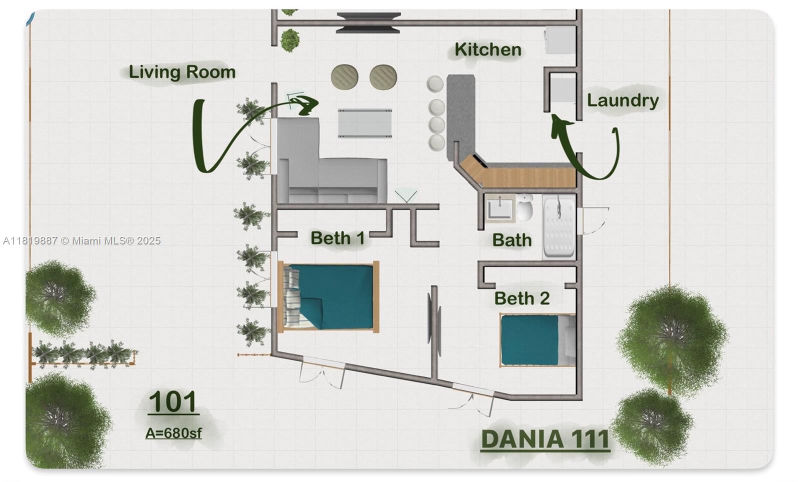 TOWN OF MODELO (DANIA) B- - Residential Lease