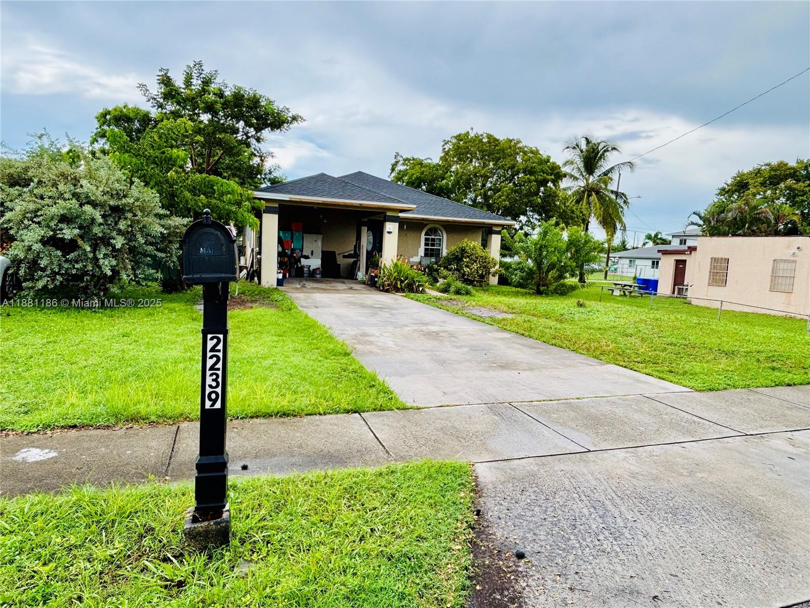 Come tour this well maintained 3Bed/2BA Home in Hollywood. Close to shopping and 15 mins drive to Hollywood Beach. NEW ROOF 2025. Updated Kitchen, Tiles and laminated wood floors throughout. Long Driveway, Stanley steel appliances. NO HOA, No restrictions. Pets ok.