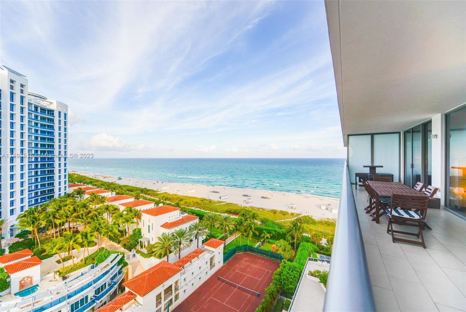 Property for Sale at 5875 Collins Ave 1403, Miami Beach, Miami-Dade County, Florida - Bedrooms: 2 
Bathrooms: 3  - $1,595,000