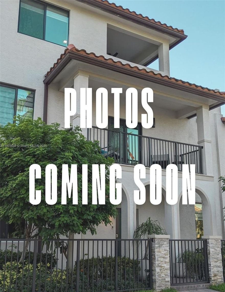 Premium Corner Unit in Urbana, Downtown Doral with brand new luxury German kitchen with floor to ceiling cabinets! This stunning 3-bedroom home has 2 full baths -where you will also enjoy the completely renovated master bathroom and 2 half baths.  This house is situated on a prime lot facing  into Central Park from two large terraces or a balcony off the master bedroom.  Custom floors and a summer kitchen featuring outdoor BBQ and refrigerator make it a perfect place to host a party. Just one blocks from the upscale clubhouse, enjoy top-tier amenities, modern finishes, and spacious living areas. Perfectly located near top-rated schools, dining, and entertainment. Don't miss this rare opportunity to own one of Urbana finest homes. Schedule your private tour today!