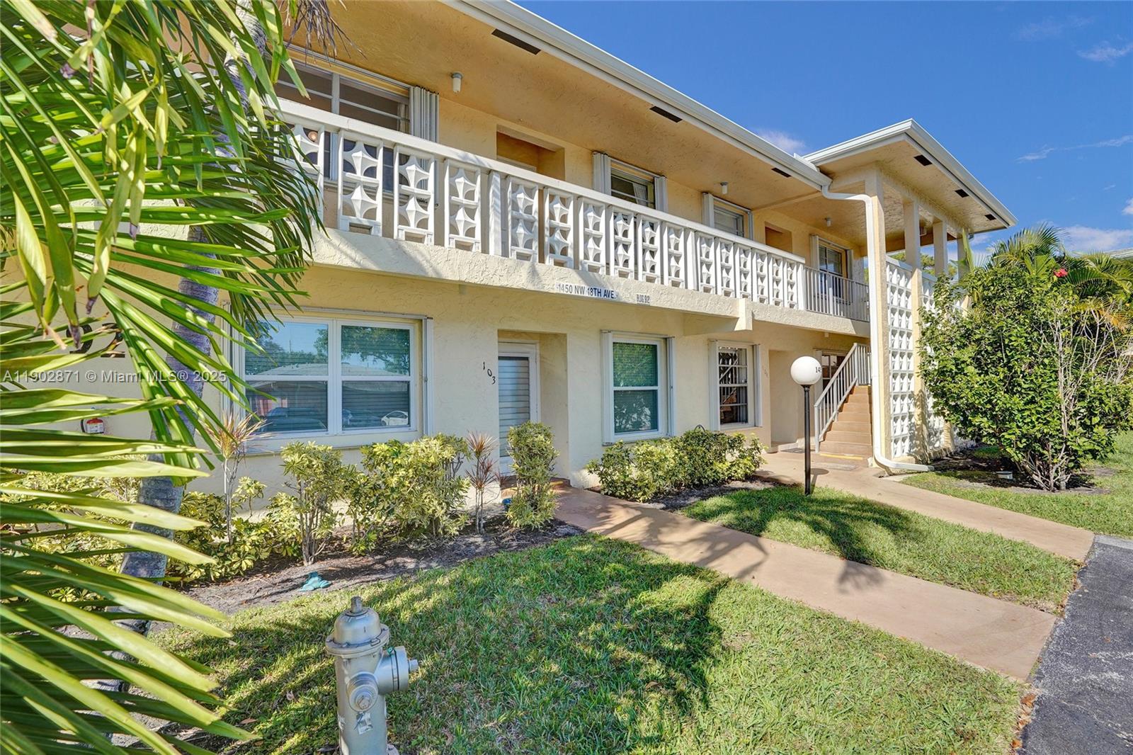 Welcome to this inviting 2-bed, 2-bath condo in the highly sought-after 55+ community of Pines of Delray North. Located on the 2nd floor with a serene lake view, this unit features a split floor plan, en-suite bathrooms for both bedrooms, and an in-unit washer and dryer. With only 8 units in the building, enjoy low maintenance and quiet living. Rent includes cable, internet, water, and access to a fitness center, pool, tennis courts, and a clubhouse. The gated community provides 24/7 guard security, ensuring safety. Conveniently located near Atlantic Ave, Delray Beach, shopping, dining, and parks. The community is pet-friendly (emotional support or service animals only). No credit score minimum requirement.
