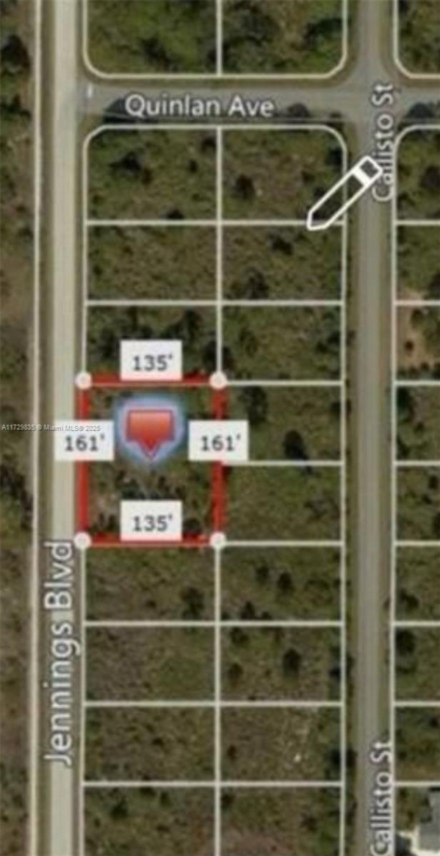 OPPORTUNITY! Double lot in Port Charlotte with over 21,000 sf. (+-0.50 Acre) Forever views! Across the street from Myakka State Forest and Blocks to Myakka River. Won't last!