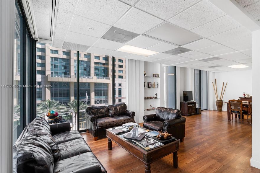 Introducing Suite 601A located in 1110 Brickell. Six professionally laid out office spaces. The office suite also features a kitchen, meeting room, and multiple closet/storage spaces. The primary office features a large corner unit with views of Brickell Avenue. 1110 Brickell is a recently renovated, boutique office building in prime location on Brickell avenue with security and check in before entering the elevators. 15 minutes from Miami International Airport, 25 minutes from Opa-Locka Executive Airport, and 5 to 10 minutes from the Brightline Miami station. Walking distance to Brickell City Centre, Mary Brickell Village, some of Miami's best restaurants, and both the metro mover and metrorail. Easy access to I-95 from multiple different directions.