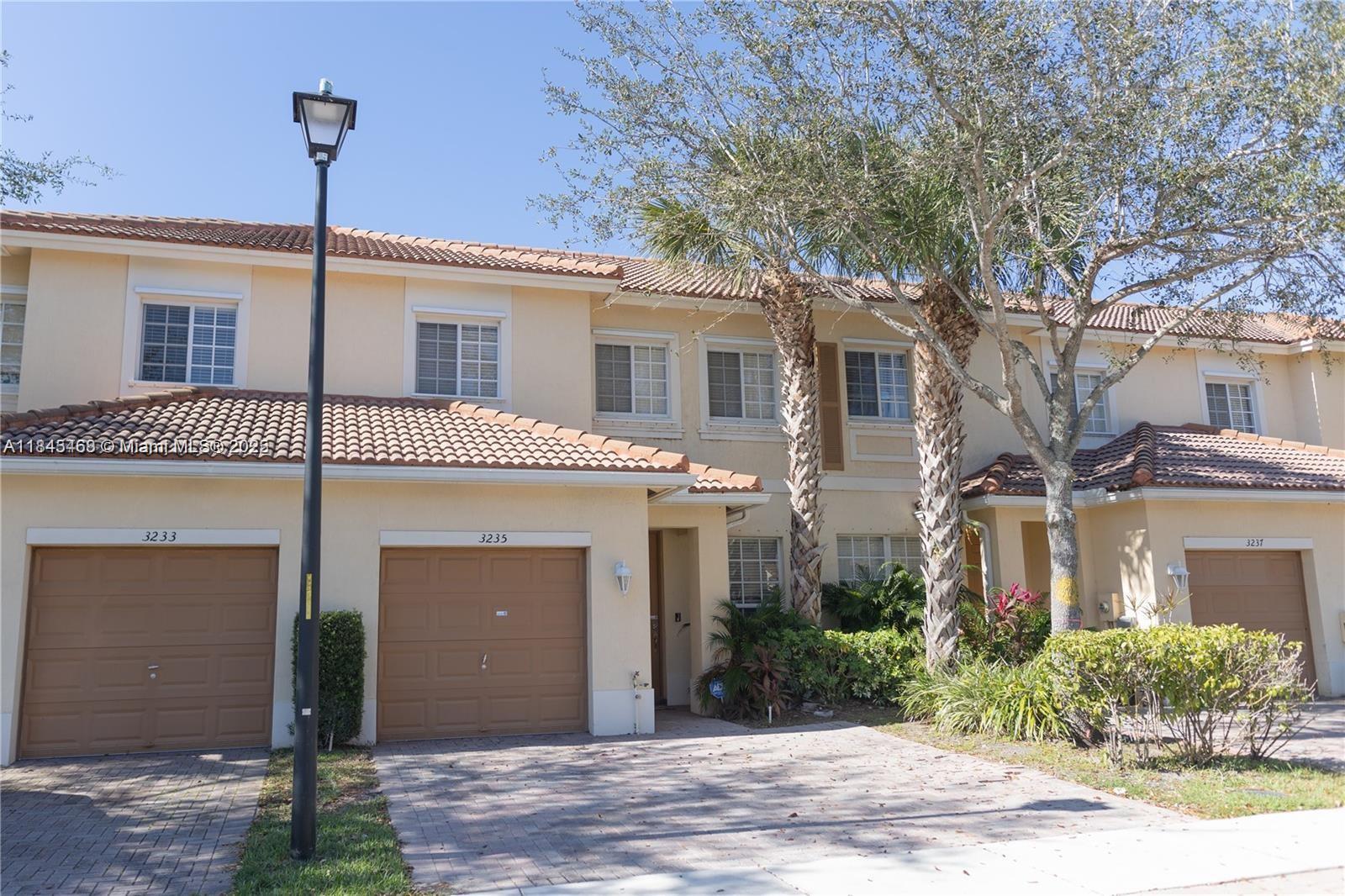Desirable townhouse 3-bed, 2.5-bath for rent, located in the gated community of Isles at Oakland Park. Friendly, safe, and welcoming environment. The house features an open-concept kitchen with a quartz countertop and stainless steel appliances, all of which have been renewed. First floor includes a living room, and dining room, a laundry room, and a guest bathroom with a lake view. The second floor showcases a modern design, with a master bathroom that includes dual sinks, a sleek soaking tub, an enclosed glass shower, and a spacious walk-in closet. 1 car garage + 2 driveway parking spaces, Ample guest parking. Read broker remarks. For Showings Text listing agent. 24 hours' notice. Owner occupied until August 20. can be vacant 08/15 if needed