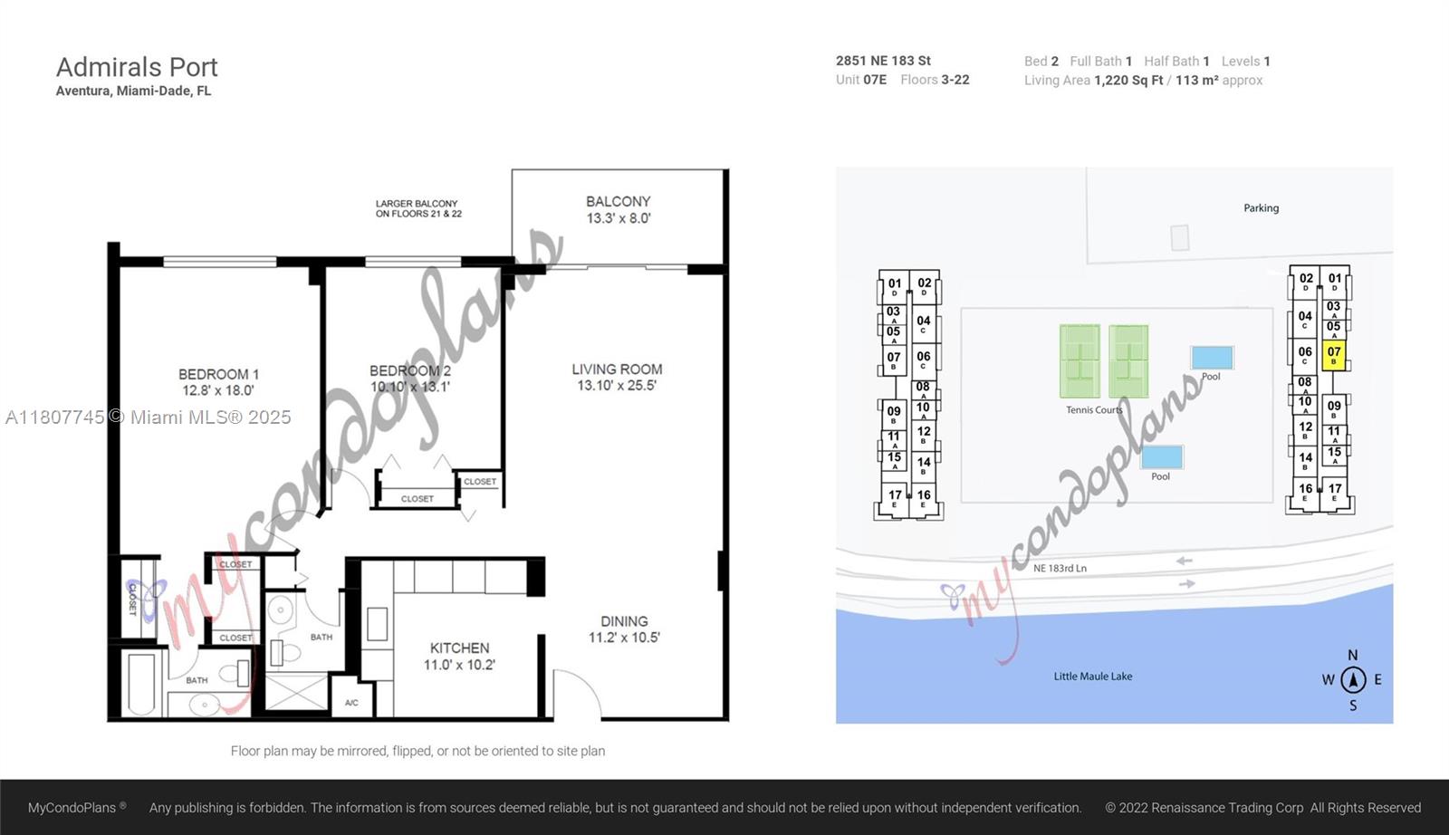 ADMIRALS PORT CONDO WEST - Residential Lease