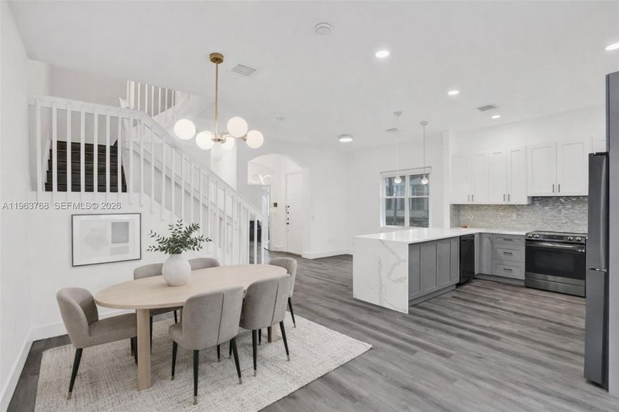 Welcome to 4253, a beautifully updated 3-bedroom, 3-full-bath townhome in the highly sought-after Silver Lakes community of Miramar. 

The first floor features a private flex room with a full bath steps away — ideal for multi-generational living, visiting guests, a dedicated home office, or a playroom tailored to your family’s needs. 

The open-concept living area flows seamlessly into a fully updated kitchen adorned with quartz countertops, a designer backsplash, modern light fixtures, and sleek vinyl flooring throughout — creating a sophisticated yet warm atmosphere perfect for both everyday living and entertaining.

Upstairs, you will find the laundry room  just steps from the bedroom. The spacious primary suite complete with a walk-in closet, dual vanities, separate shower, and spa-style Jacuzzi tub for relaxation. 

Centrally located near top-rated schools, major highways, dining, shopping, and entertainment — this home offers both luxury and everyday convenience. HOA requires 700 credit score. Showings this Saturday, March 21st between 12PM-2PM.