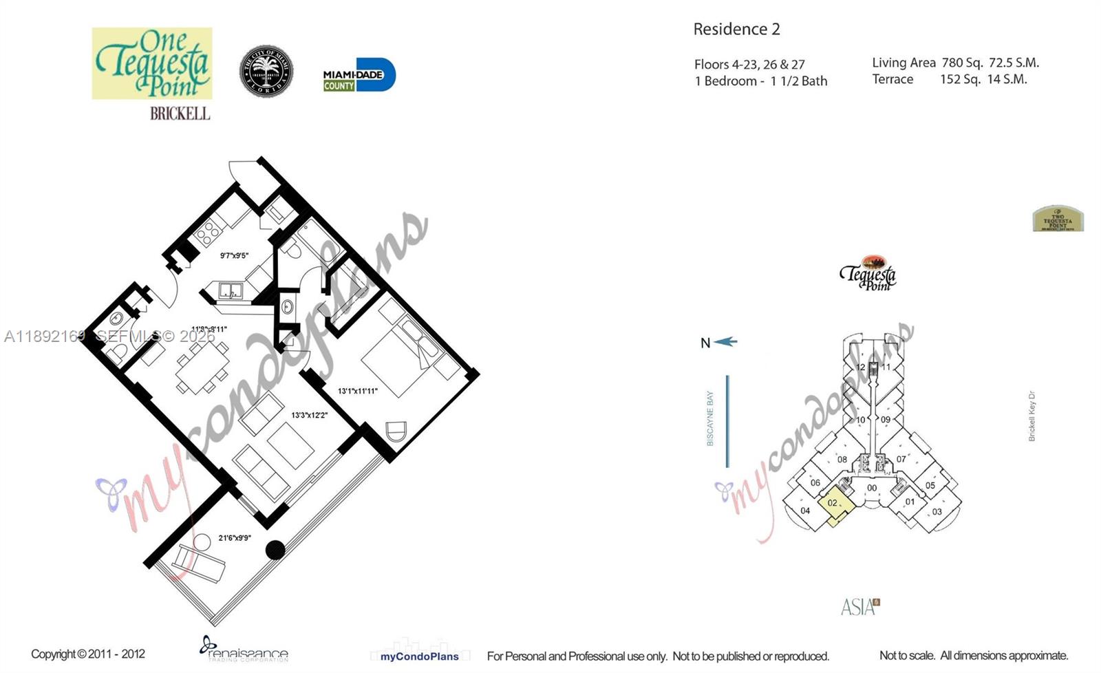 ONE TEQUESTA POINT CONDO - Residential