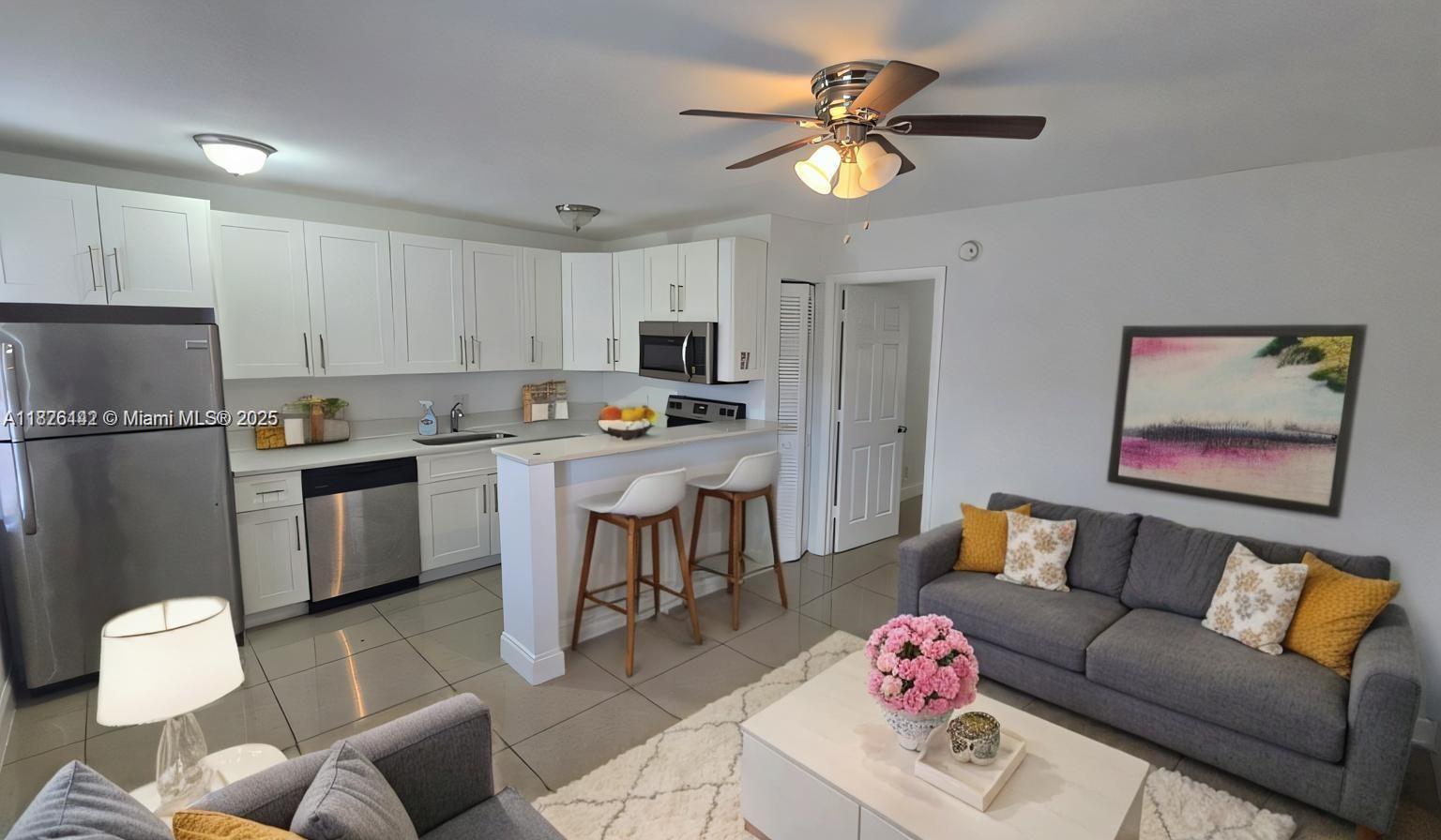 Renovated condo in Oakland Park! Beautiful 1-bedroom, 1-bathroom apartment, modern and stylish design. It features ceramic tile floors, a contemporary kitchen with stainless steel appliances, and a completely updated bathroom. The complex offers fantastic amenities, including a pool, kids' playground, and laundry facilities. All ages welcome. Convenient location close to shops, restaurants, and public transportation. Perfect for investors or first-time homebuyers! If you're an investor, other 1 bedrooms are renting for about $1500 which should bring in at somewhere around a 7% cap rate.