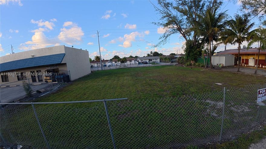 Commercial vacant lot available in the City of Miami Gardens, offering over 10,000 sq ft of land. Ideal opportunity for investors or developers seeking a site suitable for retail, convenience store, warehouse, or other commercial uses. Buyer to verify zoning, permitted uses, and development requirements directly with Miami-Dade County and the City of Miami Gardens prior to submitting an offer.



Property is vacant land only and currently does not have utilities connected. Water, sewer, and FPL connections are not in place. Convenient location with easy access to major roads and surrounding businesses. Drive by and walk the property to fully appreciate the potential. For additional details, contact listing agent.