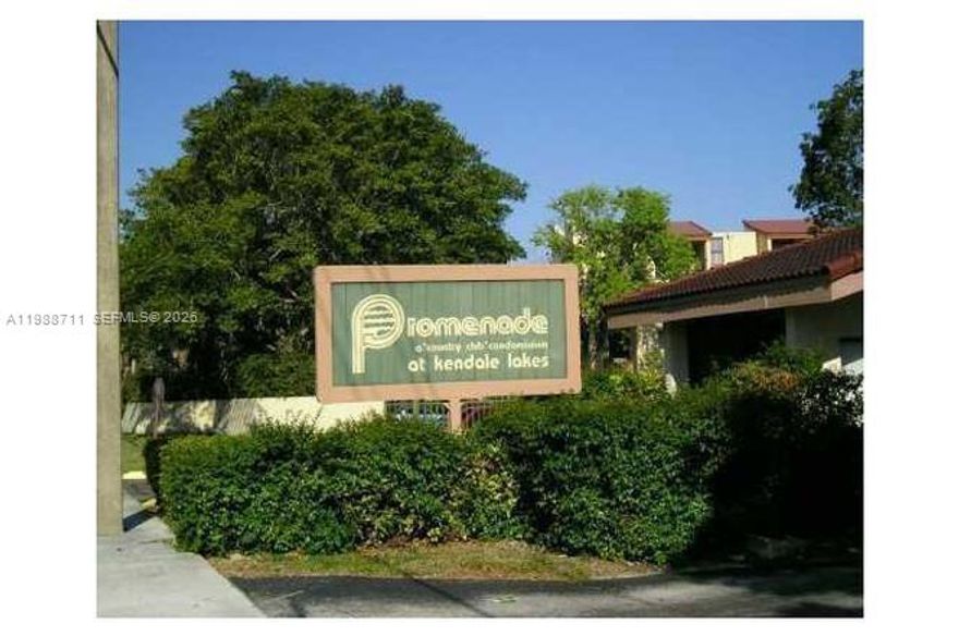 Spacious condo in the highly desired Promenade at Kendale Lakes. Tile floors throughout, balcony, washer/dryer in
unit. One assigned parking, balcony, two community pools, tennis courts, and many walking areas within the community. Nearby good schools. Easy to show on lockbox. Call Owner directly for showings.
