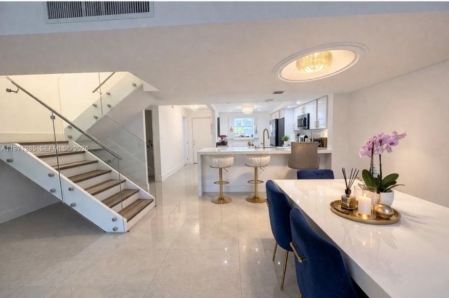 Modern Fully Renovated Townhouse – Move-In Ready in Prime Hallandale Beach Location

This beautifully 3 bedroom, 2.5 bathroom. updated home, recessed lighting, and abundant natural light throughout.
Modern open kitchen with oversized island,. Upstairs features 3 large bedroom  with walk-in closets and updated bathrooms.
Located in the heart of Hallandale Beach, just minutes to the beach, Gulfstream, shopping, dining, parks, . Family-friendly community with resort-style amenities including pool, sauna, tennis courts, clubhouse,. Walking distance to playground- right across the street & synagogue.
 
No special assessments. Motivated seller—priced to sell!