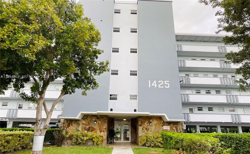 Located in a beautiful 55+ community, this two-bedroom, two-bathroom residence offers a spacious and bright interior. The primary bedroom features a private bathroom, a walk-in closet, an additional closet, and private access to the balcony. The living area includes a well-lit living room and dining space, while the kitchen has its own separate entrance.  The screened balcony offers a stunning view of the garden and pool, making it an ideal space to relax and unwind.  The building is exceptionally well maintained, featuring a newly paved parking lot, fresh exterior paint, and has successfully passed its 50-year inspection. The unit includes impact windows for added protection and is located on the second floor, accessible by both stairs and elevator.  The location is highly convenient—just minutes from the beach, with plenty of shopping, dining, and services nearby.  Maintenance is excellent and includes amenities such as a pool, gym, sauna, and clubhouse. Washers and dryers are available on every floor, and rent includes water, trash, pest control, and a covered parking space.  The property can be rented furnished or unfurnished, depending on your preference.