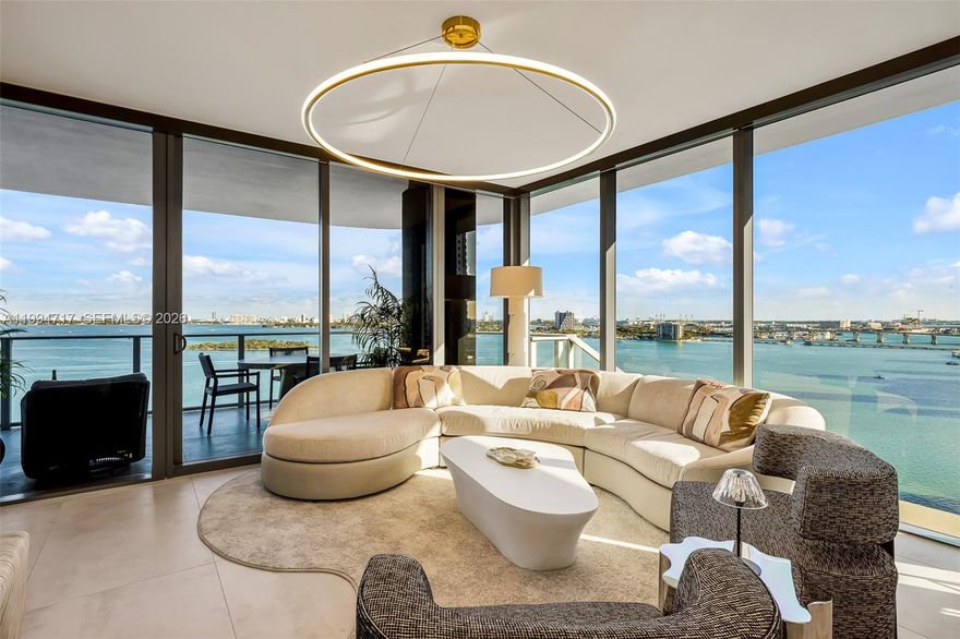 A showpiece short-term lease of rare character and distinction, this bespoke 2,880 SF Aria Reserve residence redefines furnished luxury in the sky. Floor-to-ceiling glass opens to a furnished terrace with sweeping Biscayne Bay and skyline views, capturing sunrise, sunset, and moonrise in cinematic fashion. Designed for elevated living and effortless entertaining, its curated interiors unfold with intention - from a sophisticated lounge-style living room anchored by a custom-built pantry and bar to a tailored media room, custom artwork, and thoughtfully composed secondary spaces. The primary suite offers a spa-like retreat with an open-concept bath and privacy curtains for a modern, design-forward edge.

Custom-term lease of 3–6 months & 1mo. at a Premium

Elevate daily life with 2 acres of exclusive world-class amenities: 3 pools, sauna, steam and massage rooms, game room, gym, children's room, conference center, putting green, tennis/basketball/pickleball courts. Perfectly positioned in the most coveted location of Edgewater’s cultural crossroads - walk the waterfront to the opera, ballet, theater, museums, concerts, parks, games & more. Minutes from: Wynwood (2), Midtown (3), Design District (4), Downtown & Brickell (5), Miami Beach (6). Minutes to Whole Foods & Trader Joe’s.

Disclaimer: Information deemed reliable but not guaranteed. All dimensions/features are approximate. Tenant/agent to verify. Broker/owner make no warranties.