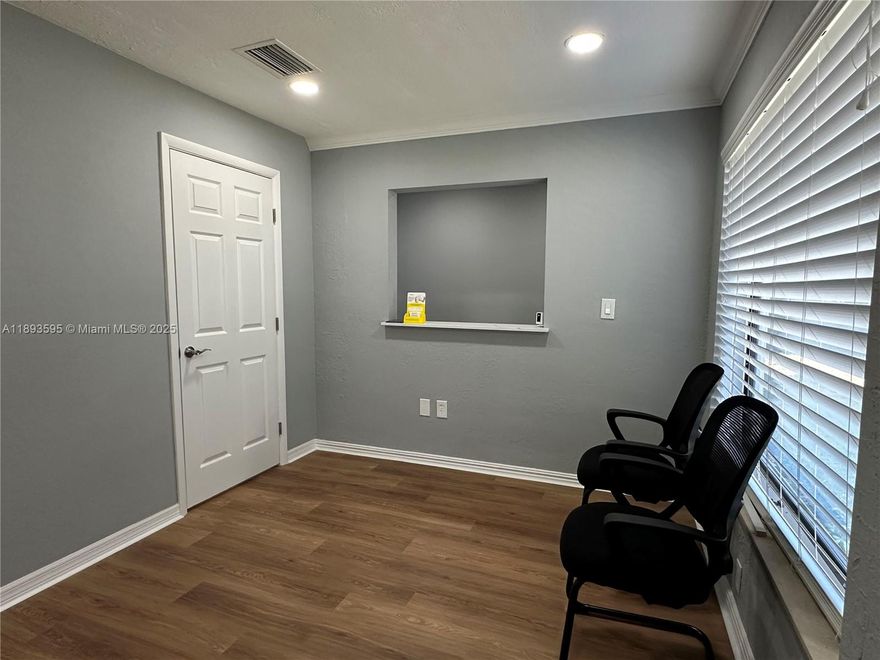 Excellent opportunity to establish or expand your medical practice in a high-visibility, professional setting. This shared medical office offers everything you need to seamlessly operate your business including:
•3 fully equipped patient rooms (One large suite to accommodate procedures)
•Separate office space
•Welcoming reception area
•Dedicated lab/bloodwork room with refrigerated storage
•High Flow Oxygen Equipment
•Signage allowed on building for maximum exposure!
•24/7 secure access

Prime Location Situated at a lighted intersection with 19,000 vehicles per day. Strong local demographics - average household income of $102,370. Easy access and excellent visibility for patients. The space will be shared with an Internal Medicine Physician who is there mainly in the mornings.