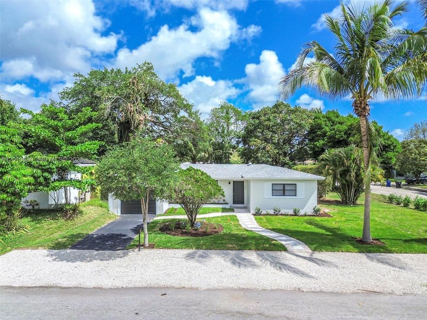 Spectacular Home in Prime North Miami Beach on an EPIC CORNER LOT, SOOO Much Space + Complete Privacy! Bright Natural Light, Flowing Spaces, Beautiful Condition Throughout. Gorgeous Curb Appeal, Freshly Painted Inside & Out, Lush Mature Landscaping with New Grass, Trees Freshly Trimmed, New Plants, Pathways + Driveway Refinished. GORGEOUS MAIN LIVING AREA with Huge Windows + Sliding Glass Doors + Giant Covered Patio, Perfect for Afternoons Outside or Family Parties. Backyard is an Absolute Dream, Tropical Setting, Fully Fenced with Complete Privacy. Epic Detached EXTRA Room, Perfect for Tools, Home Projects, Hobbies, Etc. — EASILY BUILD AN IN-LAWS QUARTERS IF DESIRED, PERFECT SETUP. Beautiful Kitchen with Stone Counters, Solid Wood Countertops, + NEW STAINLESS APPLIANCES. Brand New 47 Gal Water Heater, Brand New 200 Amp Electrical Panel, ROOF IN GREAT SHAPE WITH 8+ YEARS OF USEFUL LIFE REMAINING. EXCELLENT LOCATION, RIGHT BY PUBLIX, i95, Aventura Mall, SUPER QUIET. 4 Mins to Greynolds Park, 7 Mins to Aventura Mall, 8 to Oleta State Park, 12 to Sunny Isles Beach, 14 to Wynwood, 16 to Miami International Airport. Call Now!