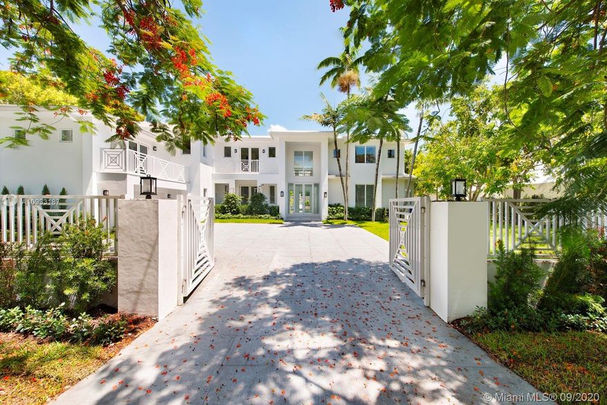 Fabulous Modem Waterfront 7 bedroom, 8. 5 bath Estate Home in Gated Bay Point Community, on a large 18,847
sqft. lot, gutted and Renovated in 2018, lush landscaping. Natural lighting, high ceilings, Italian cabinets by
Italkraft, oak Hardwood floors on the 2nd floor and Italian marble flooring on the first floor, sub-zero & wolf
appliances, gourmet kitchen and Two car garage. A Stylish waterfront entertainment area, with custom seating,
large heated pool & spa, aluminum dock, with boat lift. Vine covered loggias surround the exterior. Bay Point is in
a central location, minutes away from the Design District, Mid & Downtown Miami, Miami Beach & great Private
schools. It is a guarded neighborhood, truly ideal for those seeking a higher level of security, tranquility & and
privacy.