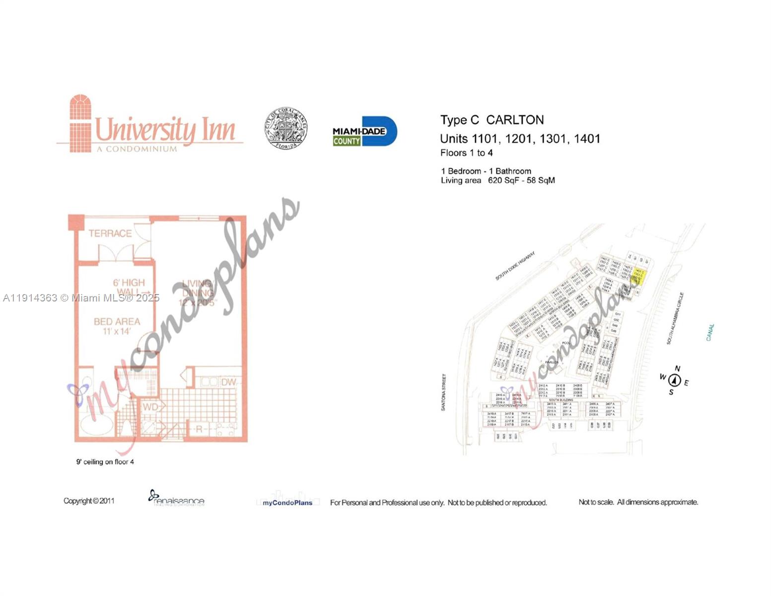 UNIVERSITY INN CONDO - Residential Lease