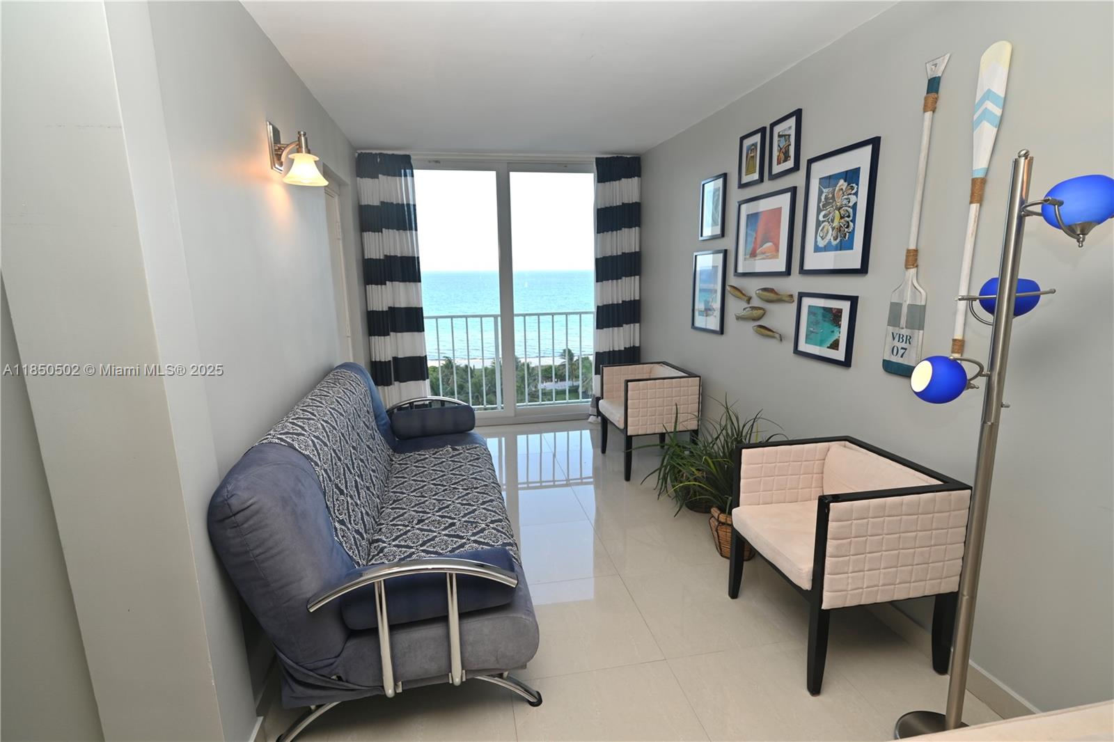 Live steps from the ocean in this bright and spacious 2 bedroom, 2 bath condo at Ocean Park Condominium in Miami Beach. Located on the 11th floor, this unit offers beautiful ocean and city views from a private balcony. Features include an open kitchen, tile flooring throughout, ample closet space, and lots of natural light. The well-maintained building offers 24-hour security, pool, gym, and direct beach access. Prime location across from the beach and close to restaurants, shops, and Publix. Assigned parking included. Great opportunity for end-users or investors!