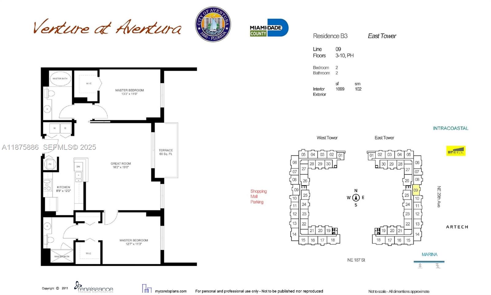 VENTURE AT AVENTURA EAST - Residential
