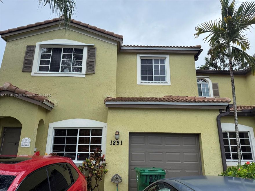 PRICE REDUCED FOR A QUICK SALE.  You are looking for a spacious, resort style living in the beautiful Avalon Community, STOP at 1851 SW 101st Way a (4) four bedrooms and 2 1/2  bathrooms with your client. Open floor plan, remodeled kitchen with stainless steel appliance including refrigerator, range, dishwasher, washer and dryer. Playground for Tots, Pools, a Bike/Jogging Path, A-1 Schools & lake. Amenities include Cable TV, Building Exterior, Common Area, Landscaping/Lawn Maintenance and Roof Repairs. Hurry as this beautiful spacious in this beautiful Avalon Community listed at a very competitive price will not last.