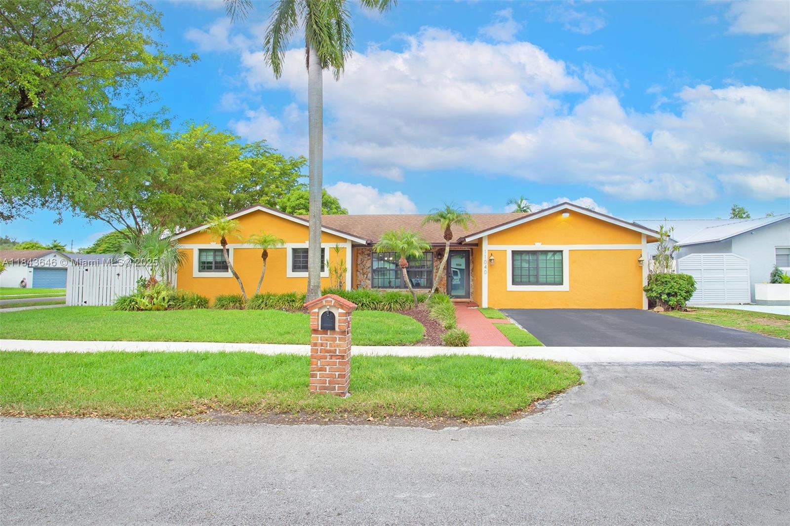 Single home in Miami, featuring 4 bedrooms, 2 bathrooms, and a versatile den. Florida lifestyle in your private backyard, complete with a sparkling pool and ample space to park your boat or RV. Personalize your property.
Recent upgrades include all impact-resistant windows and doors, a new roof installed in 2021, and a modern HVAC system updated in 2024. Located in a top-rated A+ school district, this home offers unparalleled convenience with easy access to major highways, renowned restaurants, and shopping centers.